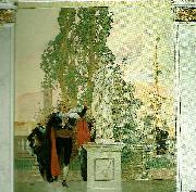 Carl Larsson konstens beskyddare och nationlmusei grundlaggare oil painting reproduction